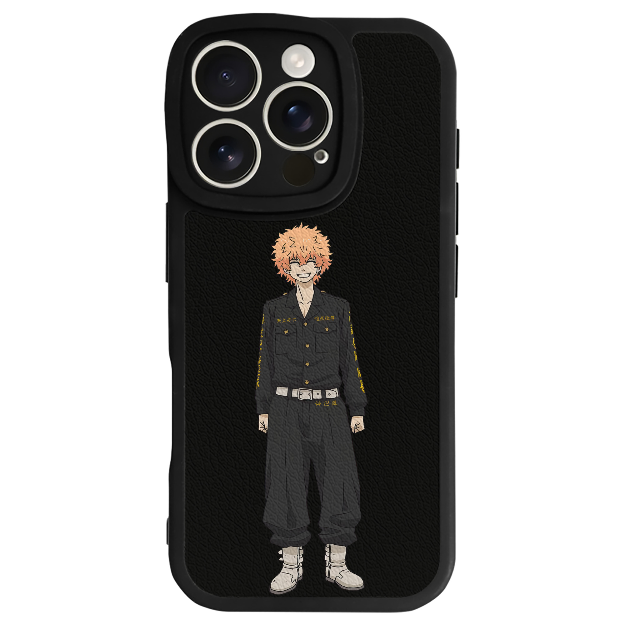 （画像用） 東京リベンジャーズ Tokyo Revengers 【iPhone 16シリーズ対応】シリコンスマホケース（レザー調） 材質：シリコン